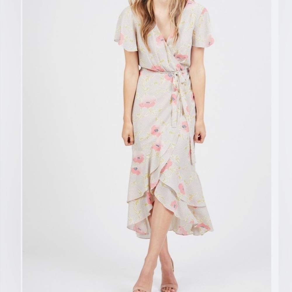 Rachel Roy - Midi Floral Dress, Size 2